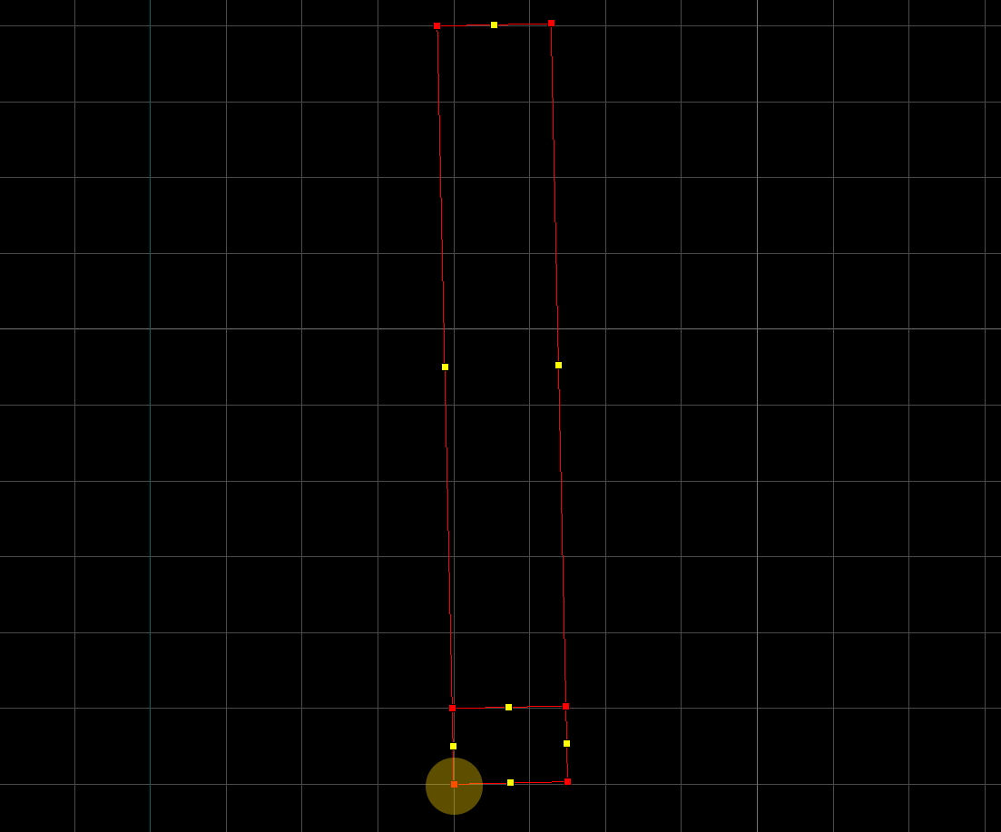 align the segment to grid